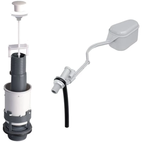 Ensemble Mécanisme De Chasse MX à Tirette + Robinet Flotteur F12 - Wirquin Pro 10717747 1 Ensemble Mécanisme De Chasse MX à Tirette + Robinet Flotteur F12 - Wirquin Pro 10717747