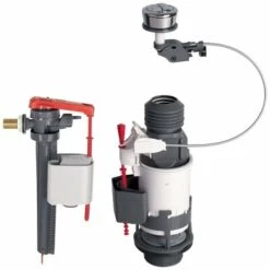 Ensemble NF Mécanisme Wc MW2 à Câble + Robinet Flotteur JOLLYFILL - Wirquin Pro 10717831