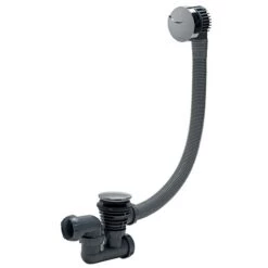 Vidage Baignoire à Câble 1000mm - Volant ABS Chromé - Wirquin Pro 30720363