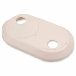 WIRQUIN Double 20mm PVC Blanc Radiateur Plastique Eau Couvre Tuyau Collier