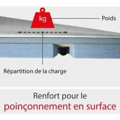 WIRQUIN Receveur De Douche VENISIO Résine Blanc Grille Carrée - 900x900 -France WIRQUIN Soldes 2022 16800887 4