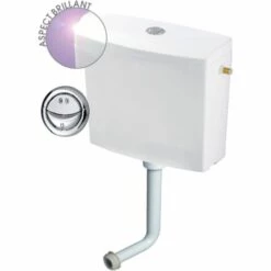 Réservoir Reviso économie D'eau Semi-bas Wirquin 50717360, Blanc