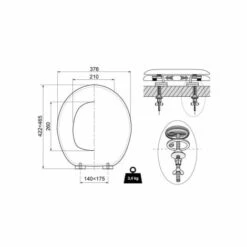 Abattant WC Woody Wirquin 20717955, Prune -France WIRQUIN Soldes 2022 18503526 3