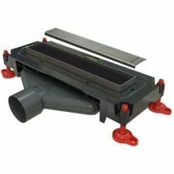 Caniveau De Douche à L'italienne So Low Avec Guide-pentes Intégrés Wirquin 30721186, Gris -France WIRQUIN Soldes 2022 18503530 5