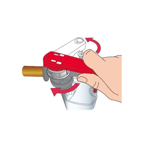 Chasse D'eau Robinet Flotteur à Alimentation Latérale Embout Laiton Jollyfill Wirquin 16300002, Gris 2 Chasse D'eau Robinet Flotteur à Alimentation Latérale Embout Laiton Jollyfill Wirquin 16300002, Gris – Image 2