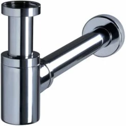 Mini Siphon De Lavabo Design En Laiton Wirquin 30718695, Chromé