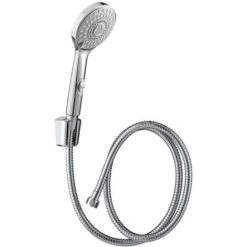 Douchette Combiné 5 Jets Et Flexible Métal Power Cindy Wirquin 60720870, Chromé