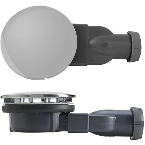 Bonde De Douche Pour Receveur Extra-plat Slim Avec Membrane Dôme Métal Wirquin 30720269, Gris 2 Bonde De Douche Pour Receveur Extra-plat Slim Avec Membrane Dôme Métal Wirquin 30720269, Gris – Image 2