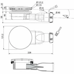 Bonde De Douche Pour Receveur Extra-plat Slim Avec Membrane Dôme Métal Wirquin 30720269, Gris 6 Bonde De Douche Pour Receveur Extra-plat Slim Avec Membrane Dôme Métal Wirquin 30720269, Gris -France WIRQUIN Soldes 2022 18503556 3