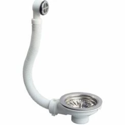 WIRQUIN Bonde à Panier Pour évier 1 Bac Ø90 Mm Avec Trop-plein