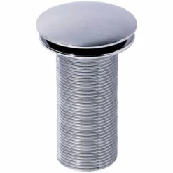 Bonde De Lavabo Quick-clac Sans Trop-plein 100 Mm Wirquin 30720509, Laiton Chromé