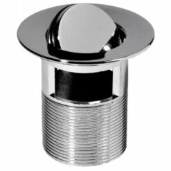 WIRQUIN Bonde De Lavabo Laiton à Clapet Rotatif Avec Trop Plein Ht 75mm