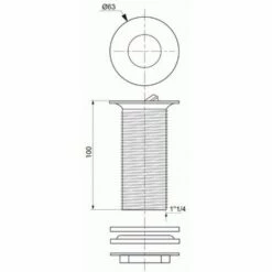 WIRQUIN Bonde De Lavabo Laiton à Clapet Rotatif Avec Trop Plein Ht 75mm -France WIRQUIN Soldes 2022 19920712 3