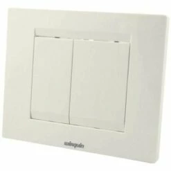 Plaque De Commande Essentiel Blanche WIRQUIN