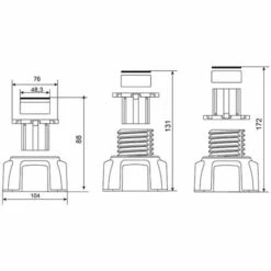 Lot De 4 Pieds Pour Receveur De Douche Wirquin 30720536, Noir 6 Lot De 4 Pieds Pour Receveur De Douche Wirquin 30720536, Noir -France WIRQUIN Soldes 2022 26408039 3