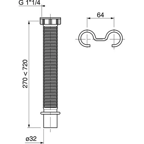 Raccord Extensible Wirquin Ø32mm 2 Raccord Extensible Wirquin Ø32mm – Image 2