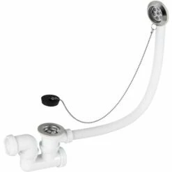 Siphon De Baignoire Wirquin Avec Bouchon Orientable