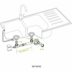 Siphon Pour 2 Éviers Wirquin Extra-plat 7 Siphon Pour 2 Éviers Wirquin Extra-plat -France WIRQUIN Soldes 2022 27546858 4
