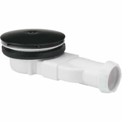 WIRQUIN Siphon De Douche Bas SLIM Ø 90mm Noir