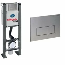 WIRQUIN Bati Autoportant Modele CHRONO + Plaque Chromée DESIGN