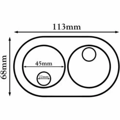 WIRQUIN 22mm Double PVC Chrome Radiateur Plastique Conduite D'eau Couvertur Collier -France WIRQUIN Soldes 2022 3447442 3