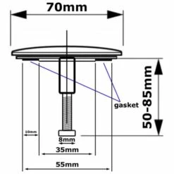 WIRQUIN Évier De Trou D'évacuation De Salle De Bain Obturateur Plaque De Couverture Disque Poli -France WIRQUIN Soldes 2022 3447838 3