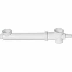 WIRQUIN Tubulure évier 2 Bacs Avec Prise Machine à Laver