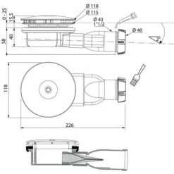 WIRQUIN Bonde De Douche Slim Black - 30722859 -France WIRQUIN Soldes 2022 39850676 4