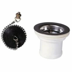 WIRQUIN - Bonde à Bouchon Pour évier Inox - D : 50 Mm