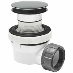 WIRQUIN Siphon De Lavabo XS-PURE QUICK-CLACK Chromé