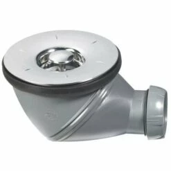 WIRQUIN Bonde De Douche James - Ø 90 Mm - Grille En ABS Chromé