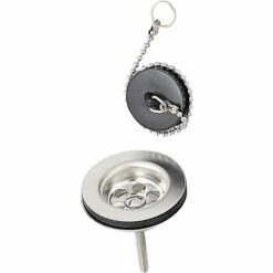 Bonde Lavabo Wirquin Avec Bouchon En Laiton