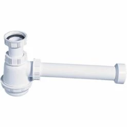 Siphon De Lavabo Wirquin Avec Godet Court Ø32mm Blanc