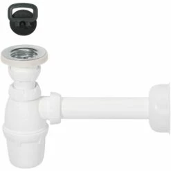 Siphon Pour Lavabo Avec Bouchon Wirquin