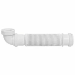 WIRQUIN Siphon Flexible Dévier SENZO Sans Garde Deau à Membrane D40