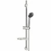 WIRQUIN Colonne Barre De Douche Chromee Entraxe Reglable 70 Cm Douchette Monojet Mobile