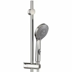 WIRQUIN Colonne Barre De Douche Chromee Entraxe Reglable 70 Cm Douchette 5 Jets Flexible Inox -France WIRQUIN Soldes 2022 57762925 3