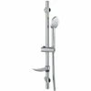 WIRQUIN Colonne Barre De Douche Chromee Entraxe Reglable 70 Cm Douchette Monojet Flexible Inox