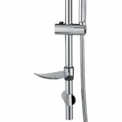 WIRQUIN Colonne Barre De Douche Chromee Entraxe Reglable 70 Cm Douchette Monojet Flexible Inox -France WIRQUIN Soldes 2022 57762931 3