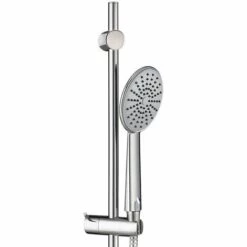 WIRQUIN Colonne Barre De Douche Chromee Hauteur Reglable 70 Cm Douchette Monojet Flexible PVC -France WIRQUIN Soldes 2022 57762933 3