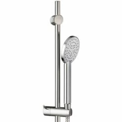WIRQUIN Colonne Barre De Douche Chromee Entraxe Reglable 70 Cm Douchette Monojet Flexible PVC -France WIRQUIN Soldes 2022 57762935 3