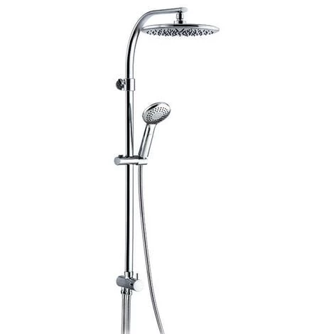 WIRQUIN Colonne De Douche Murale Hauteur Reglable Tete Orientable Carrée Et Douchette Salle De Bain 1 WIRQUIN Colonne De Douche Murale Hauteur Reglable Tete Orientable Carrée Et Douchette Salle De Bain