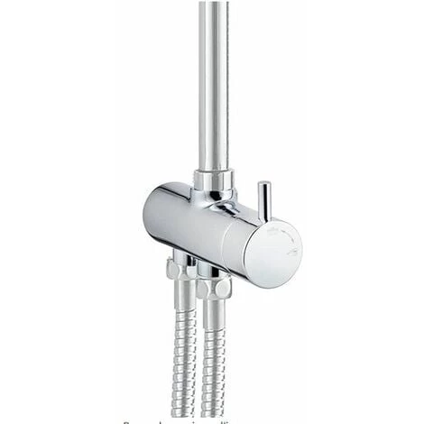WIRQUIN Colonne De Douche Murale Hauteur Reglable Tete Orientable Carrée Et Douchette Salle De Bain 2 WIRQUIN Colonne De Douche Murale Hauteur Reglable Tete Orientable Carrée Et Douchette Salle De Bain – Image 2