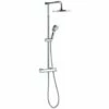WIRQUIN Colonne De Douche Fixation Reglable Combiné Mitigeur Thermostatique Douchette 3 Jets
