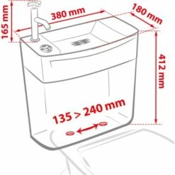 WIRQUIN RESERVOIR ISEO LAVE MAINS - 50720090 -France WIRQUIN Soldes 2022 58618456 3