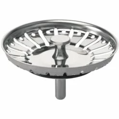 Panier Pour Bonde D'évier Ø90 Mm Wirquin 30718177, Chromé