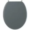 Abattant WC Woody Bi Color, Gris Anthracite Et Gris Clair Wirquin 20719739, Gris