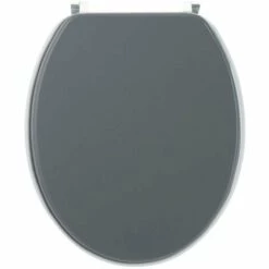 Abattant WC Woody Bi Color, Gris Anthracite Et Gris Clair Wirquin 20719739, Gris