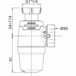 Siphon Neo Air évier Avec Prise Machine à Laver Wirquin 30722155, Blanc -France WIRQUIN Soldes 2022 59802721 4