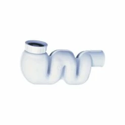 Siphon De Lavabo Souple Extra-plat Compact Wirquin SP3198, Blanc